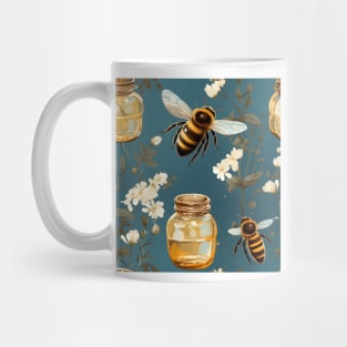 Honeycomb and Bee Pattern 23 Mug